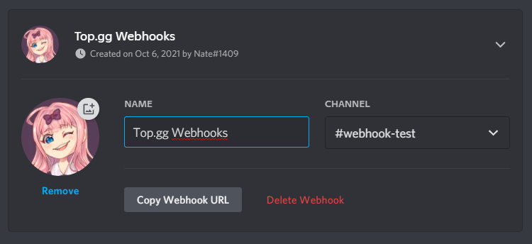 Discord Webhook